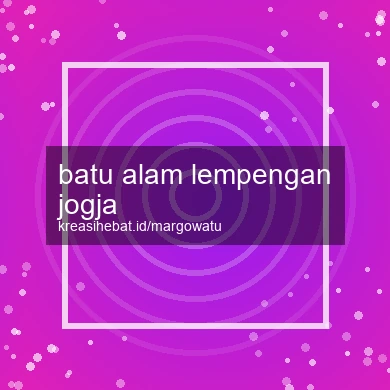 Batu Alam Lempengan Jogja