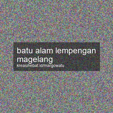 Batu Alam Lempengan Magelang