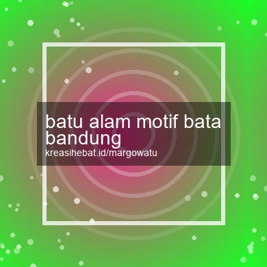 Batu Alam Motif Bata Bandung