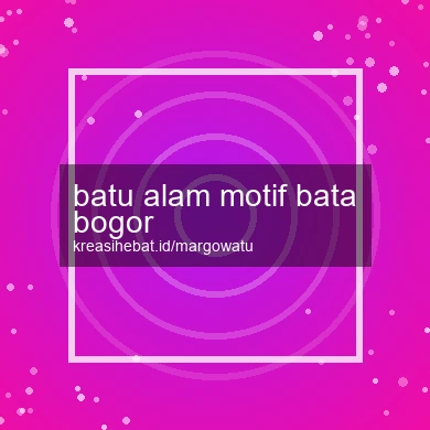 Batu Alam Motif Bata Bogor