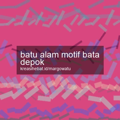 Batu Alam Motif Bata Depok