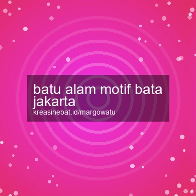 Batu Alam Motif Bata Jakarta