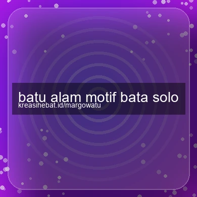 Batu Alam Motif Bata Solo