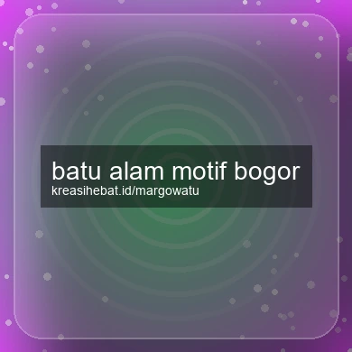 Batu Alam Motif Bogor