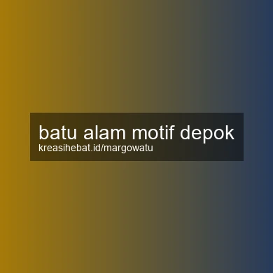 Batu Alam Motif Depok
