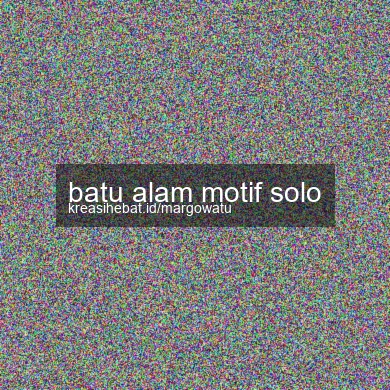Batu Alam Motif Solo