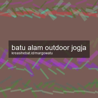 Batu Alam Outdoor Jogja