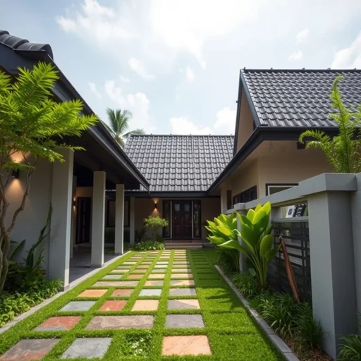 Batu Alam Pagar Rumah Tangerang