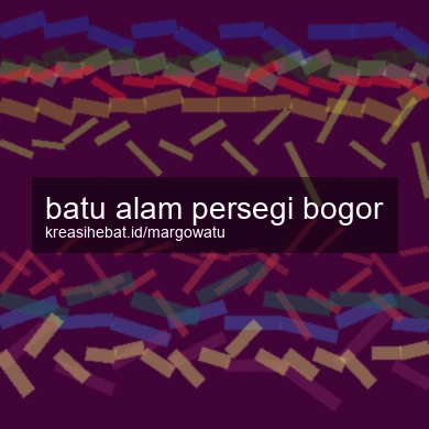 Batu Alam Persegi Bogor
