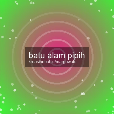 Batu Alam Pipih