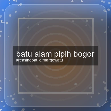 Batu Alam Pipih Bogor