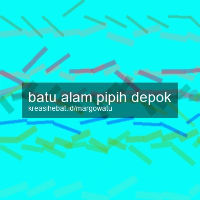 Batu Alam Pipih Depok