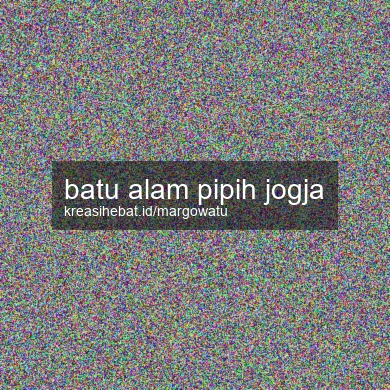 Batu Alam Pipih Jogja