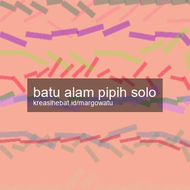 Batu Alam Pipih Solo