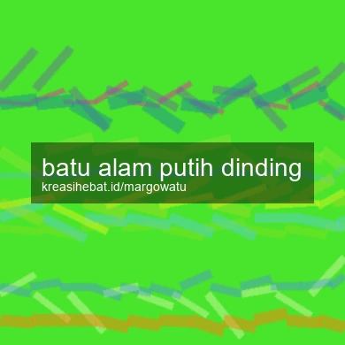 Batu Alam Putih Dinding