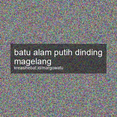 Batu Alam Putih Dinding Magelang