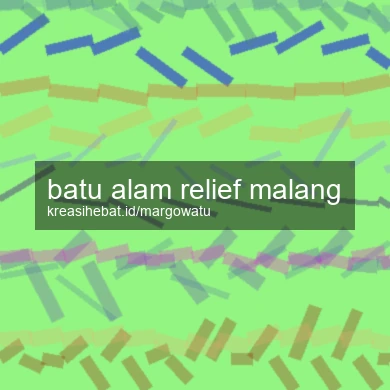 Batu Alam Relief Malang