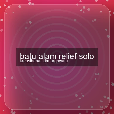 Batu Alam Relief Solo