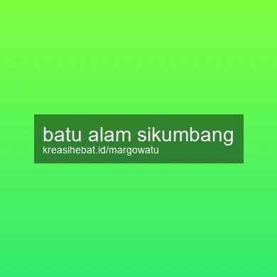 Batu Alam Sikumbang