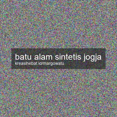 Batu Alam Sintetis Jogja