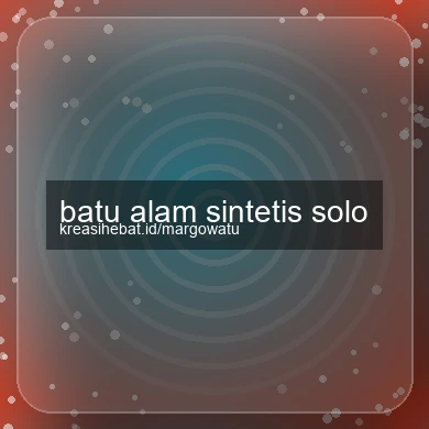 Batu Alam Sintetis Solo