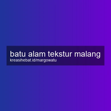 Batu Alam Tekstur Malang