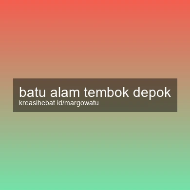 Batu Alam Tembok Depok