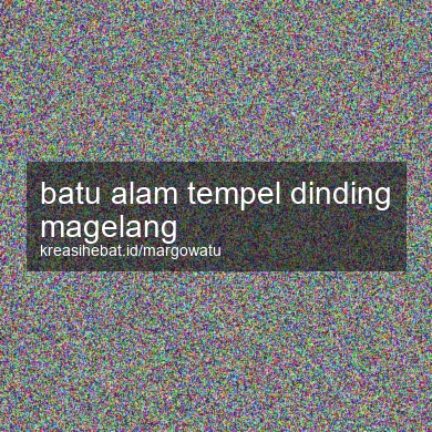 Batu Alam Tempel Dinding Magelang