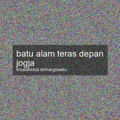 Batu Alam Teras Depan Jogja