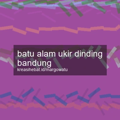 Batu Alam Ukir Dinding Bandung