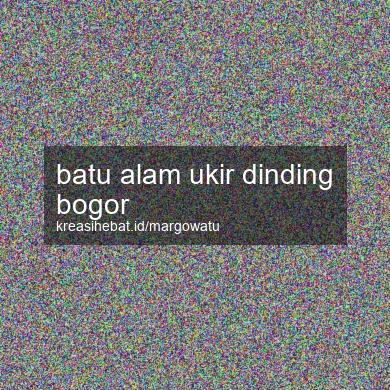 Batu Alam Ukir Dinding Bogor