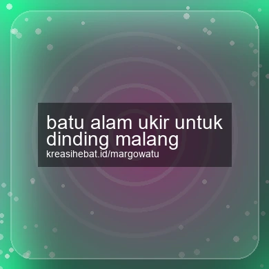 Batu Alam Ukir Untuk Dinding Malang