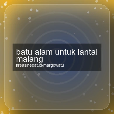 Batu Alam Untuk Lantai Malang