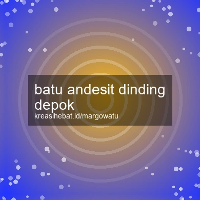 Batu Andesit Dinding Depok