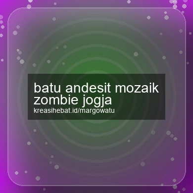 Batu Andesit Mozaik Zombie Jogja