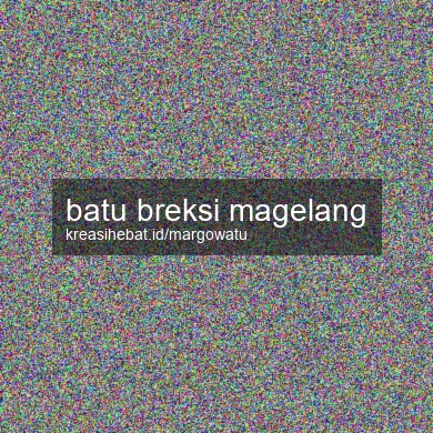 Batu Breksi Magelang