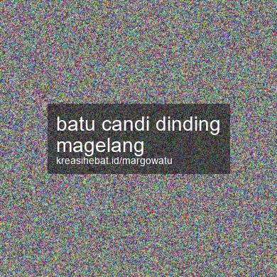 Batu Candi Dinding Magelang