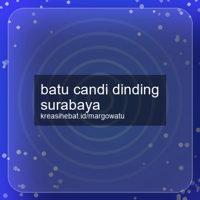 Batu Candi Dinding Surabaya