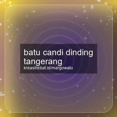 Batu Candi Dinding Tangerang