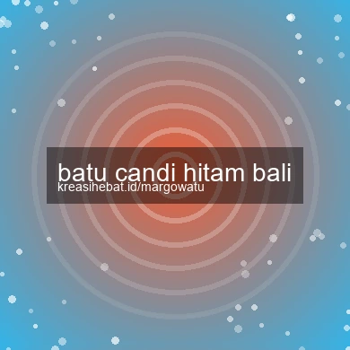 Batu Candi Hitam Bali