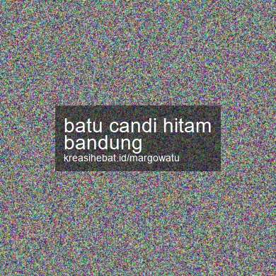 Batu Candi Hitam Bandung