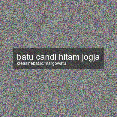 Batu Candi Hitam Jogja