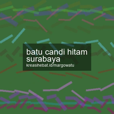 Batu Candi Hitam Surabaya