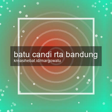 Batu Candi Rta Bandung