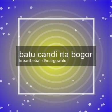 Batu Candi Rta Bogor