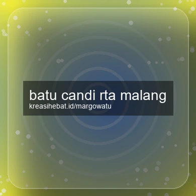 Batu Candi Rta Malang