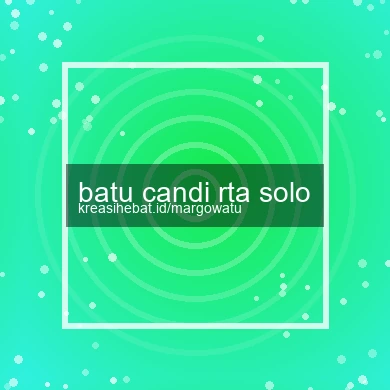 Batu Candi Rta Solo