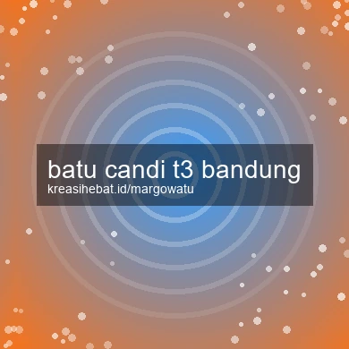 Batu Candi T3 Bandung