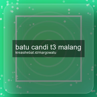 Batu Candi T3 Malang