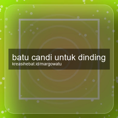 Batu Candi Untuk Dinding